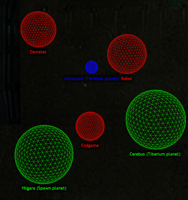 Teleporter map Teleporter map